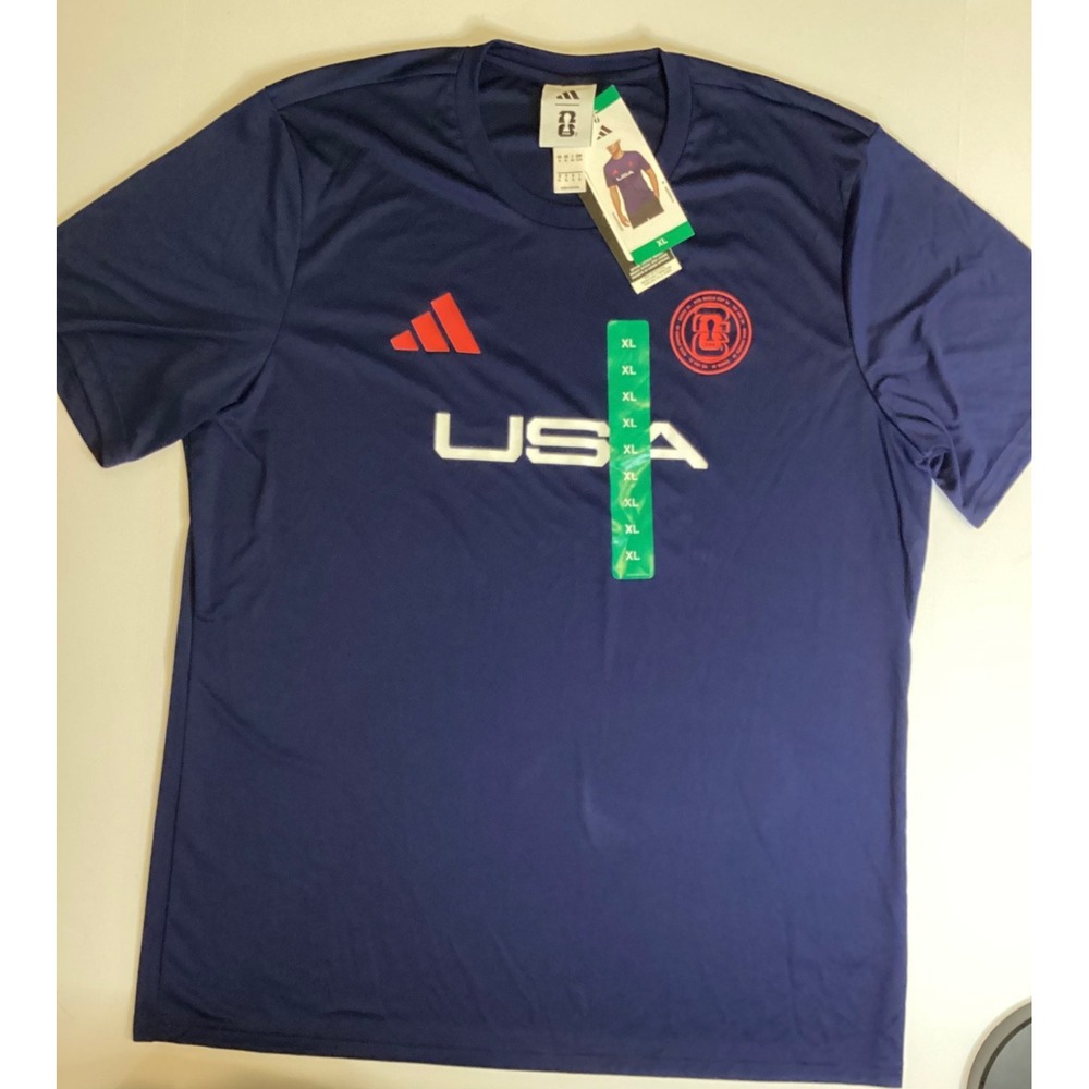 Adidas Fifa World Cup 2026 USA Jersey T-Shirt Navy, Men's Size XL (New)